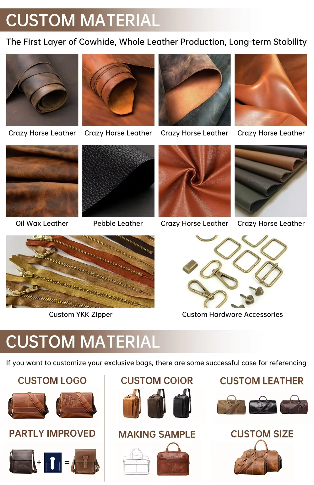 クレイジーホース本革トラベルバッグ大容量ヴィンテージスタイルジッパー開閉防水週間屋外用