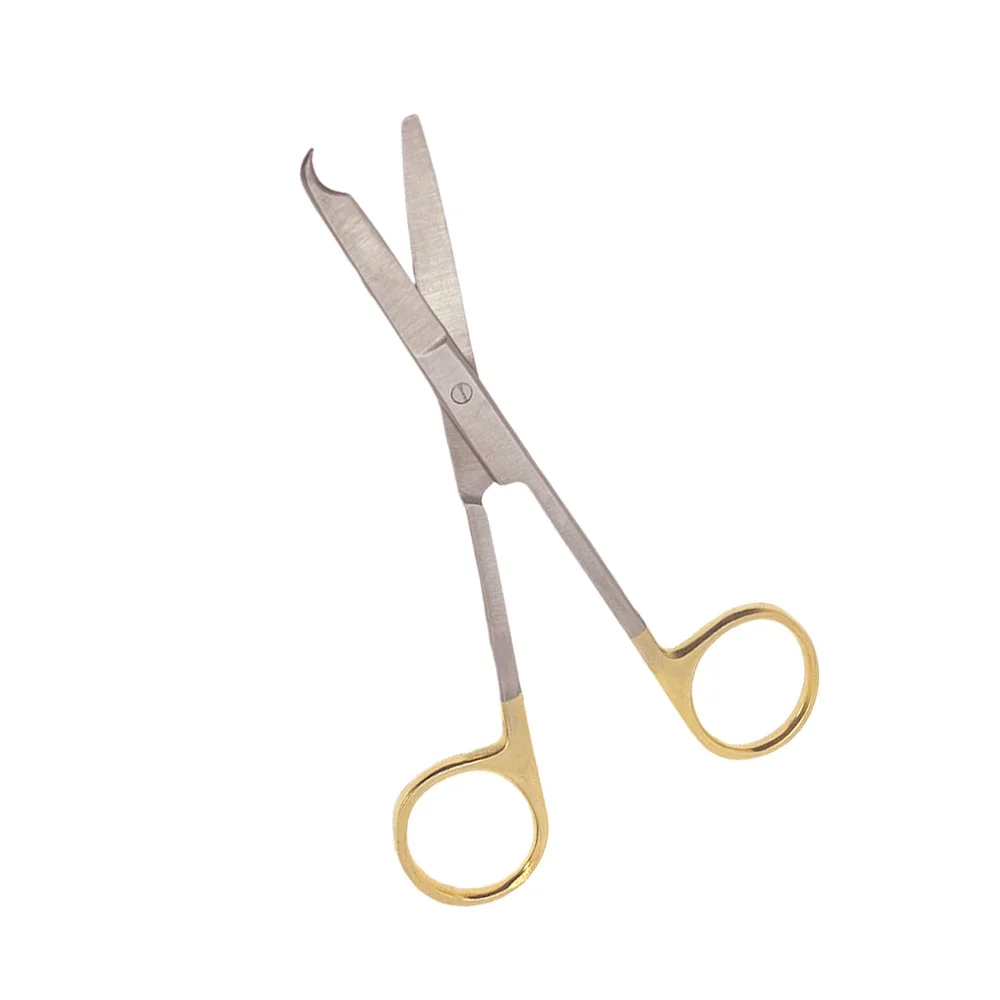 Spencer Stitch Scissors Gold Suture Removal Dental Tool for Surgical Stitch Cutting Medical Grade Fine Blades