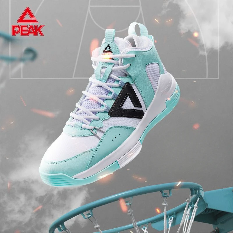 PEAK Basketball Shoes Fire scarpe da uomo nuove scarpe da ginnastica ammortizzanti per studenti sportivi resistenti all'usura Low-top per uomo