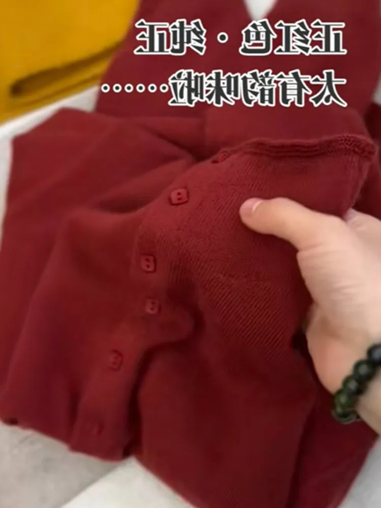 الكورية Sle كسول لون نقي محبوك سترة معطف طويل Sve عادية بسيطة لينة المرأة Faion الشباب Ele ملابس خارجية