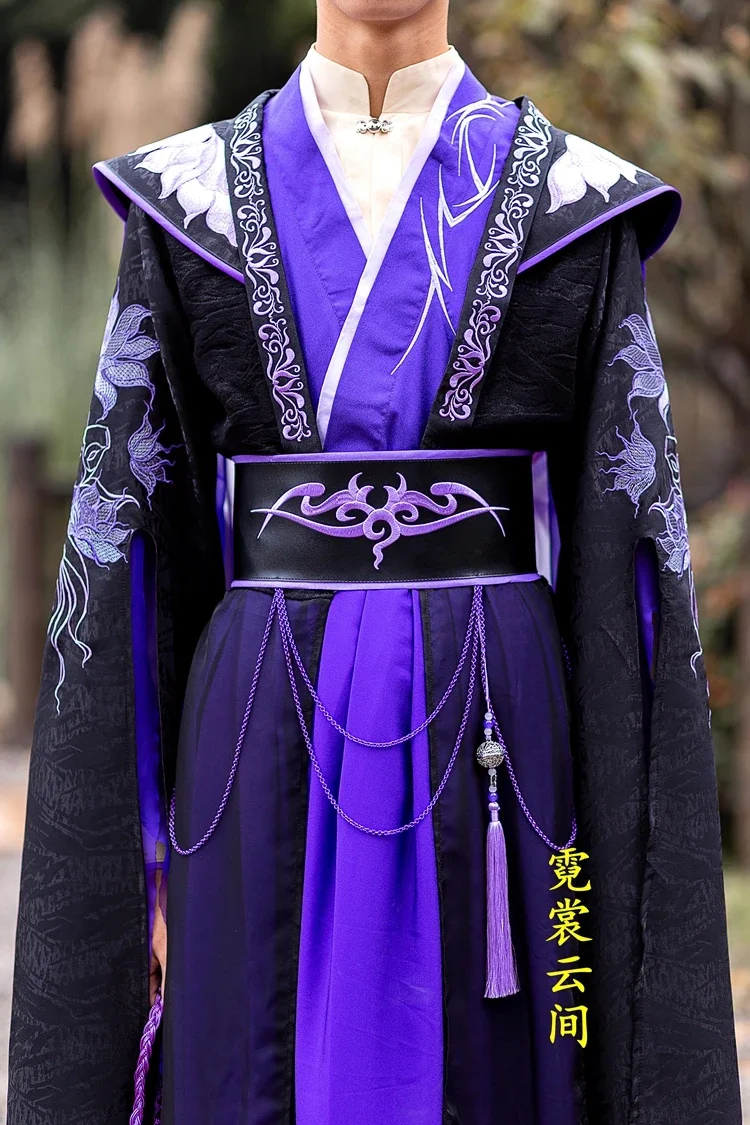 

Anime Mo Dao Zu Shi Wei Cosplay Wuxian Jiang Cheng Costume Hanfu Grandmaster Of Demonic Cultivation Juvenile Ver. Halloween