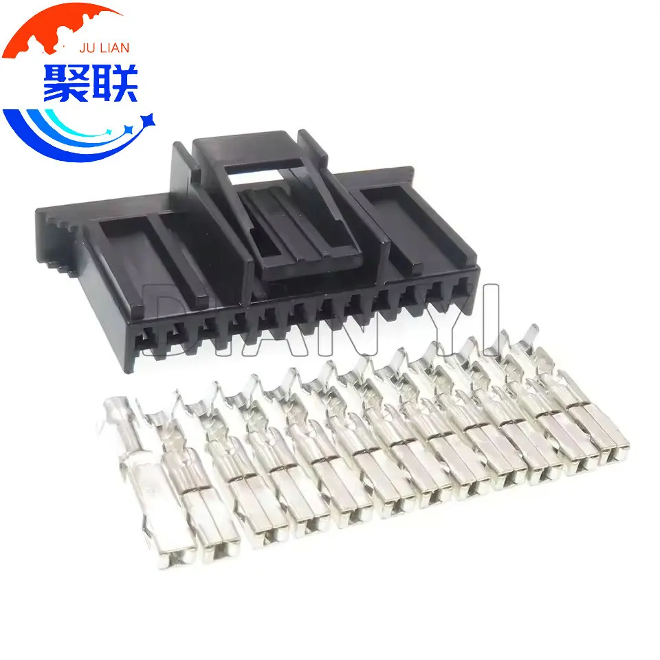 1Set 12Pin Car Unsealed Wire Connector 211 PC122S0017 With Cables 211PC122S0017 Automobile Electric Cable Plug