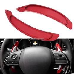 Pair Car Steering Wheel Paddle Shifting Lever Expansion Cover For Mitsubishi 2008-2016 Lancer Evolution Evo X 10 Outlander