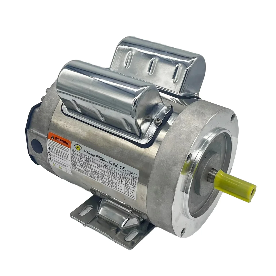 NEMA Series 220V AC Motors Single-Phase Dual-Capacitor Induction Motor 0.25 to 5 Low Noise Induction Electric Ac Motor