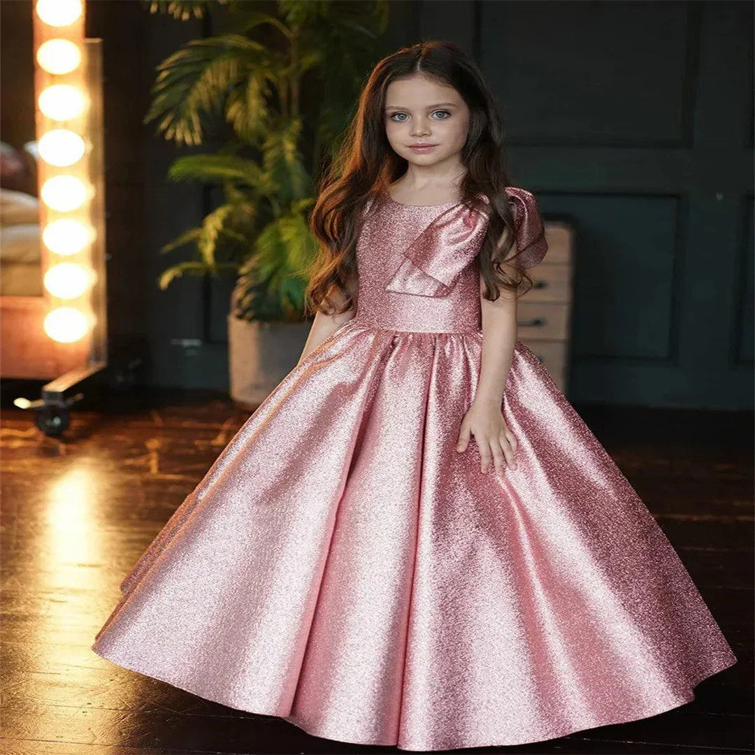 Customized Sleeveless Flower Girl Dresses Girls' Formal Dresses Children's Dresses Princess Piano Performance Dresses Girls'