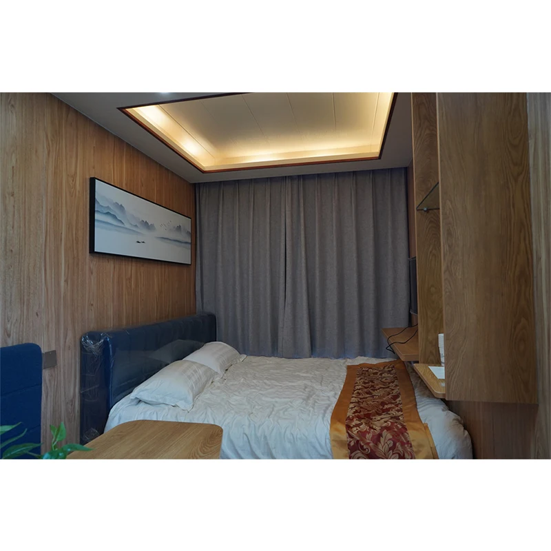 2022 new container luxury prefabricated house with kitchen bathroom travel resort hotel hotel living living