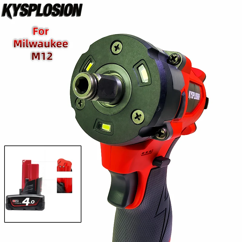 

Для Milwaukee M12 бесщеточный аккумуляторный 1/2 электрический гаечный ключ отвертка для ремонта автомобилей и грузовиков ударная дрель перезаряжаемые электроинструменты