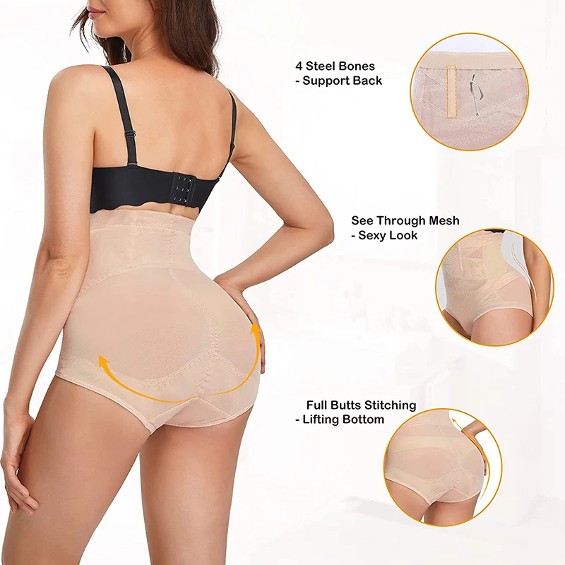 Sexy Body Shaper Briefs Butt Lifter Women Shapewear Tummy Control Female High Waist Trainer Body Shaper Panties Corset Abdomen image 6