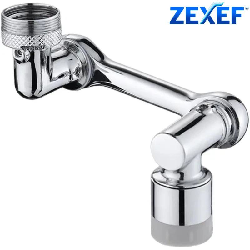 ZEXEF مهوية صنبور تمديد متعددة الوظائف قابلة للدوران 1080 ° ذراع آلي دوار لتصفية المياه بالوعة مياه الحنفية الفوارة تناسب #1