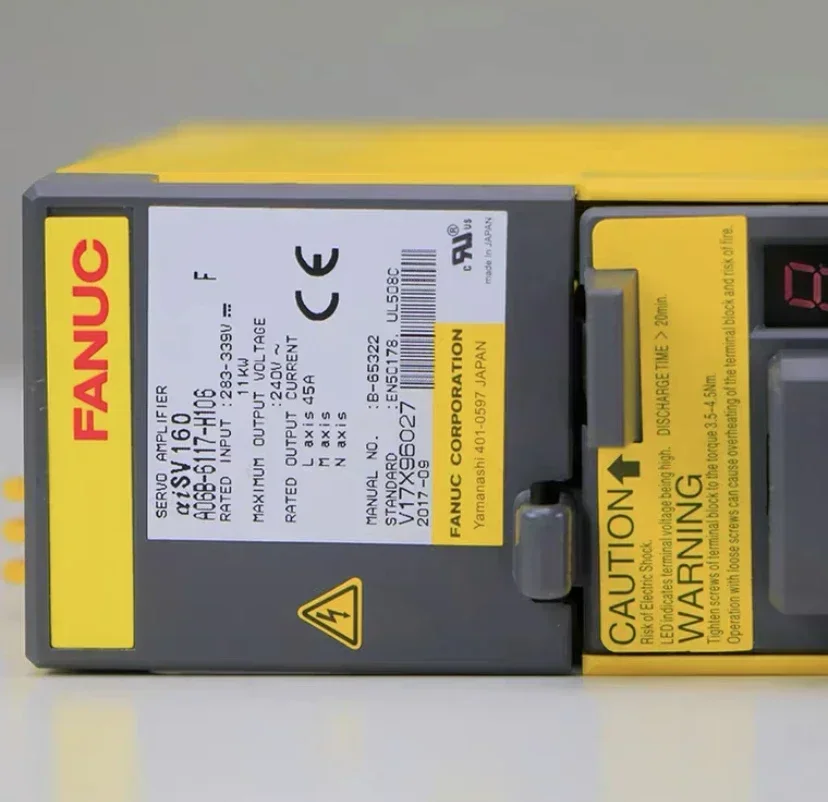 A06B-6117-H106 مضخم صوت مؤازر مستعمل αiSV Fanuc تم اختباره بشكل جيد #6