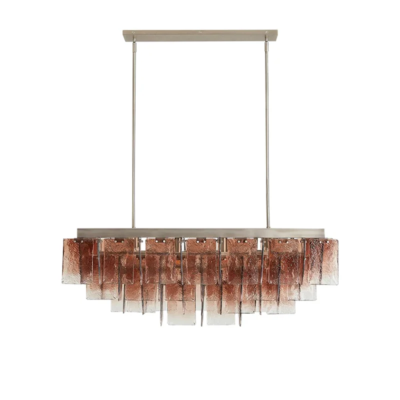 Elevate Your Living Room With Our Luxury Handmade Glass 1225 E14 Led Chandelier High-end Pendant Light Dimming Function