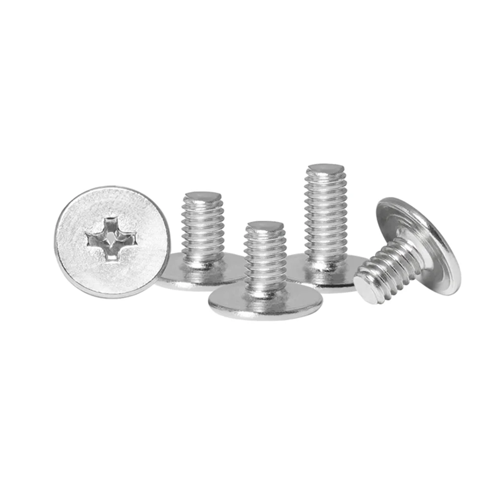 CM M2 M2.5 Nickel Plated Carbon Steel Cross Phillips Ultra Thin Super Low Flat Wafer Head Screw For Laptop Computer