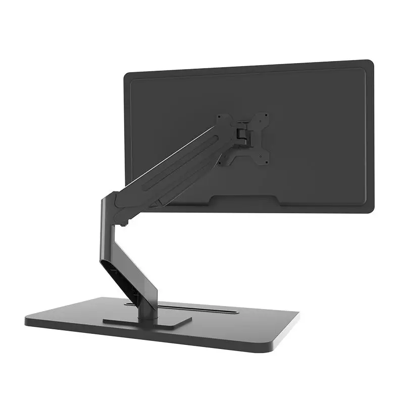 Computer Air Pressure Cantilever Base Monitor Desktop No Punching Bracket Free Lifting Rotation Height Increase Belt Movable