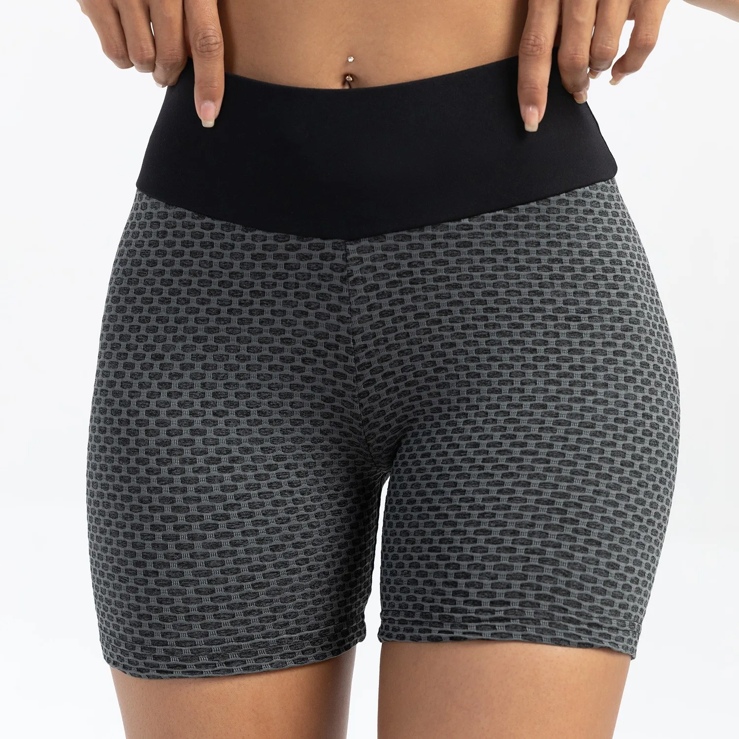 Pantalones cortos deportivos para mujer, mallas de Yoga a prueba de sentadillas, pantalones cortos ajustados de cintura alta para Fitness, pantalones cortos de secado rápido para entrenamiento de ciclismo y gimnasio