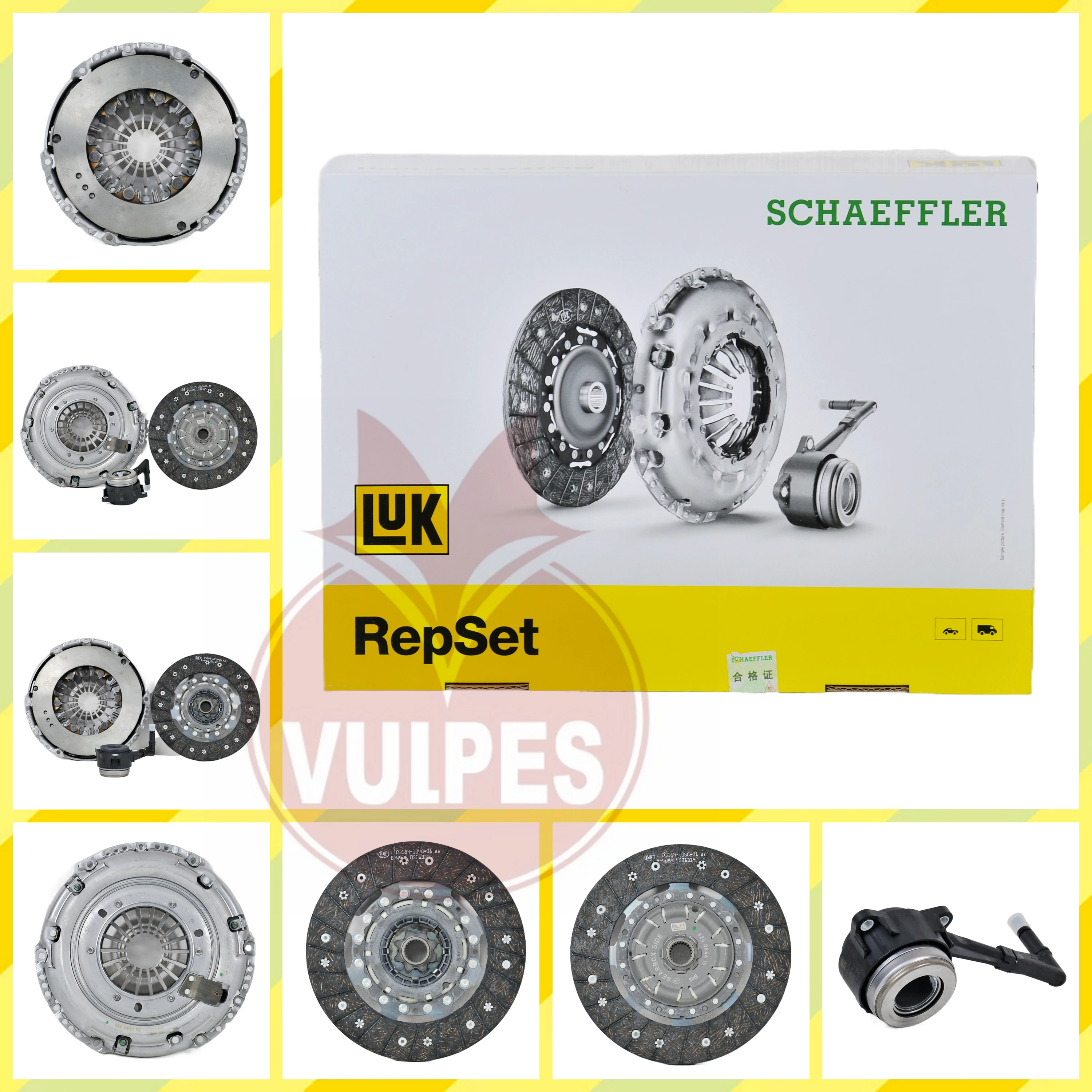 Clutch Set LUK 624397634 For VW/AUDI/S​KODA OEM 02M141671A/03G141015L/03L141016A/06J141015J/06J141025F/0A5141671/0​4L141031A