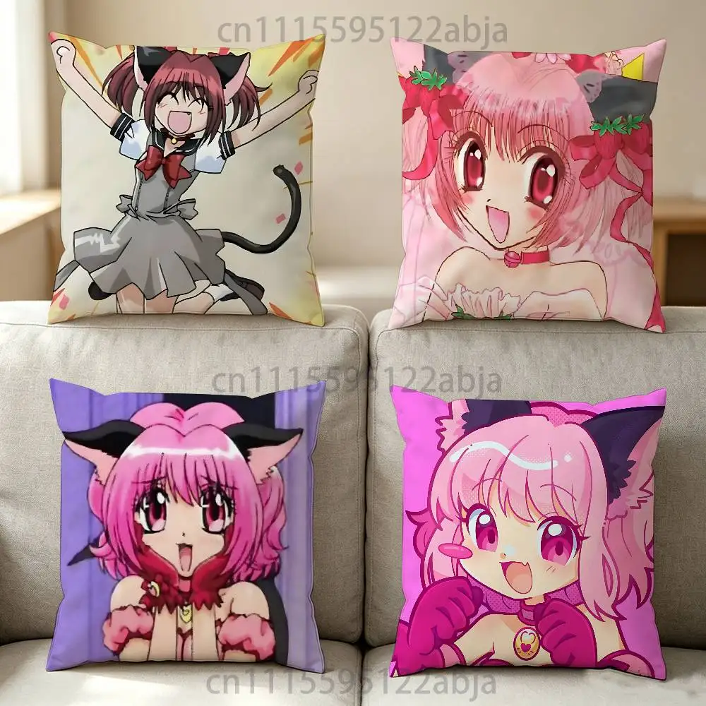 tokyo m-mew m-mew Throw Pillow Case 50x50cm DIY Square Pillowcase Square Office Cushion Cover
