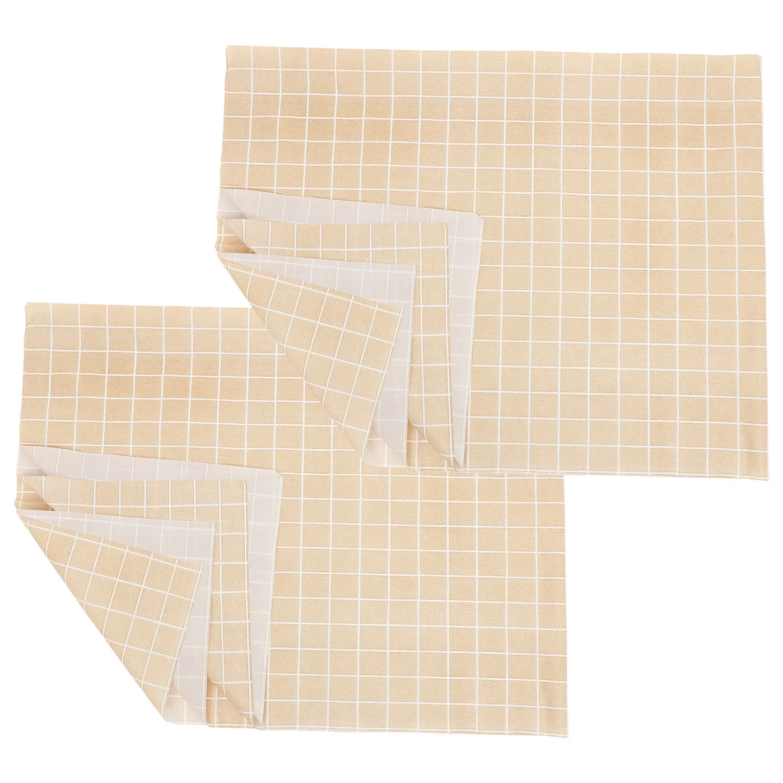 

2Pcs Nordic Plaid Table Cover Oilproof Waterproof Long-Lasting Tablecloth for Outdoor Picnic Camping Use Table Cloth