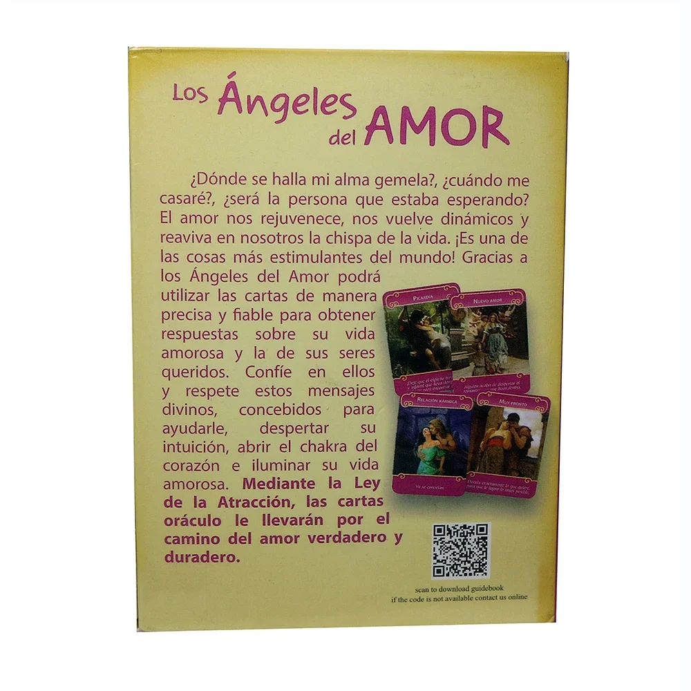 NEW Spain Edition The Romance Angels Oracle Cards for beginnersWith PDF Spain Guide Black Velvet Bag Doreen Virtue Out of Print