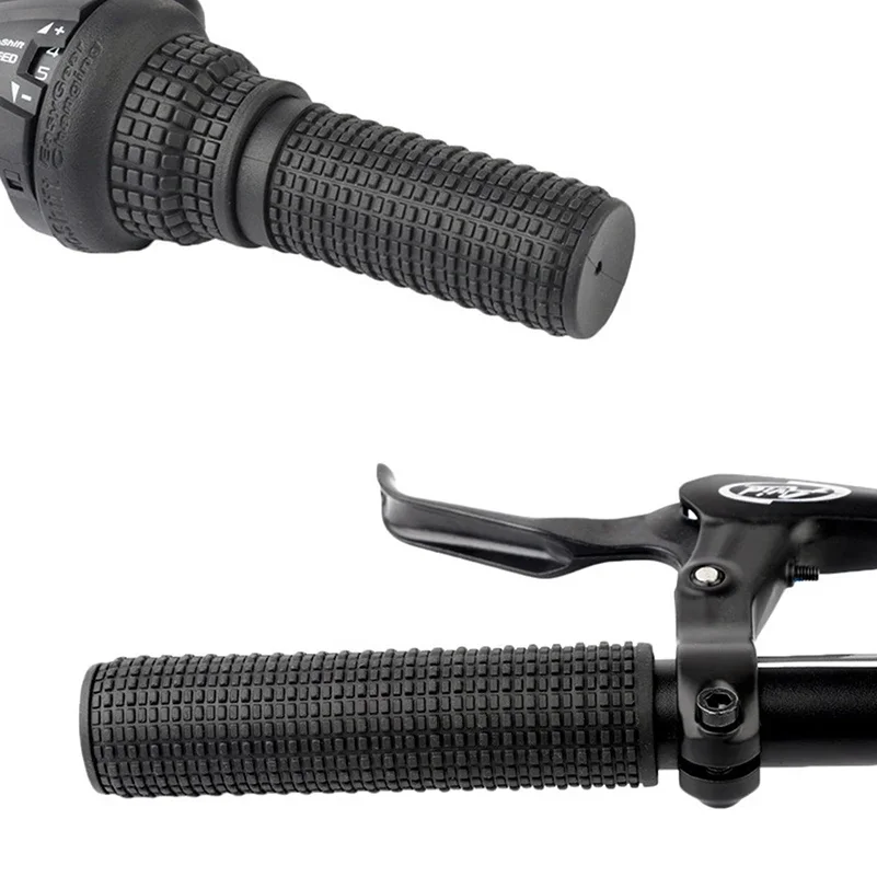 

1Pair Bicycle Grips Mountain Handlebars Gloves Non-slip Rubber Grips Long And Short Cycling Equipment Bicycle Turn Handle Grips