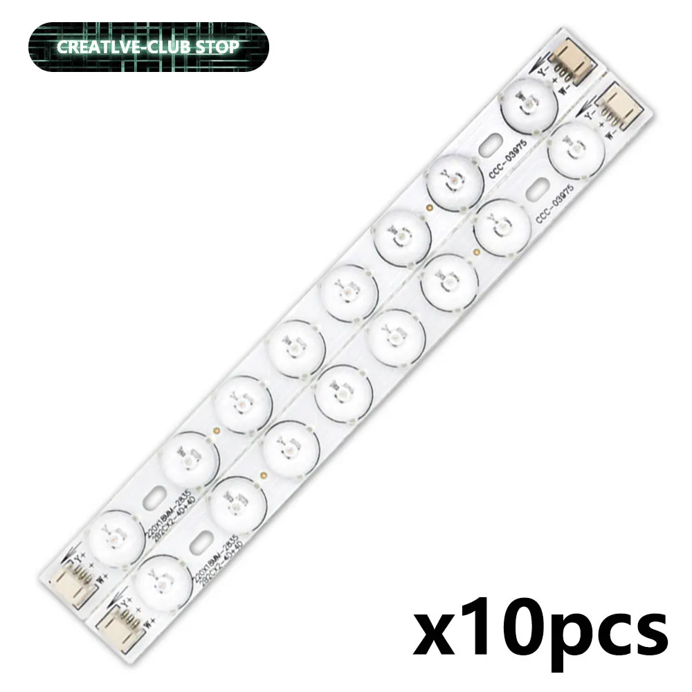 10 szt. Trójkolorowy moduł LED 2835 4W 6W 8W 10W Listwa LED Podświetlenie Taśmy Lampy Sufitowe Do Przeróbki Źródła Światła LED w Tubach
