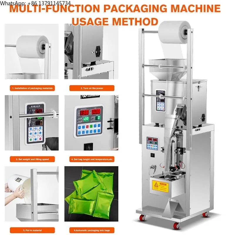 Filter Paper Tea Bag Pack Mini Machine Granule Automatic Packaging Machine Vertical Powder Packing Machine