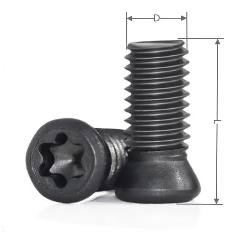 10–50 Stück M1,6 M1,8 M2 M2,2 M2,5 M3 M3,5 M4 M4,5 M5 M6 CNC-Einsatz Torx-Schraube zum Ersetzen von Hartmetalleinsätzen CNC-Drehwerkzeug – Detail 1