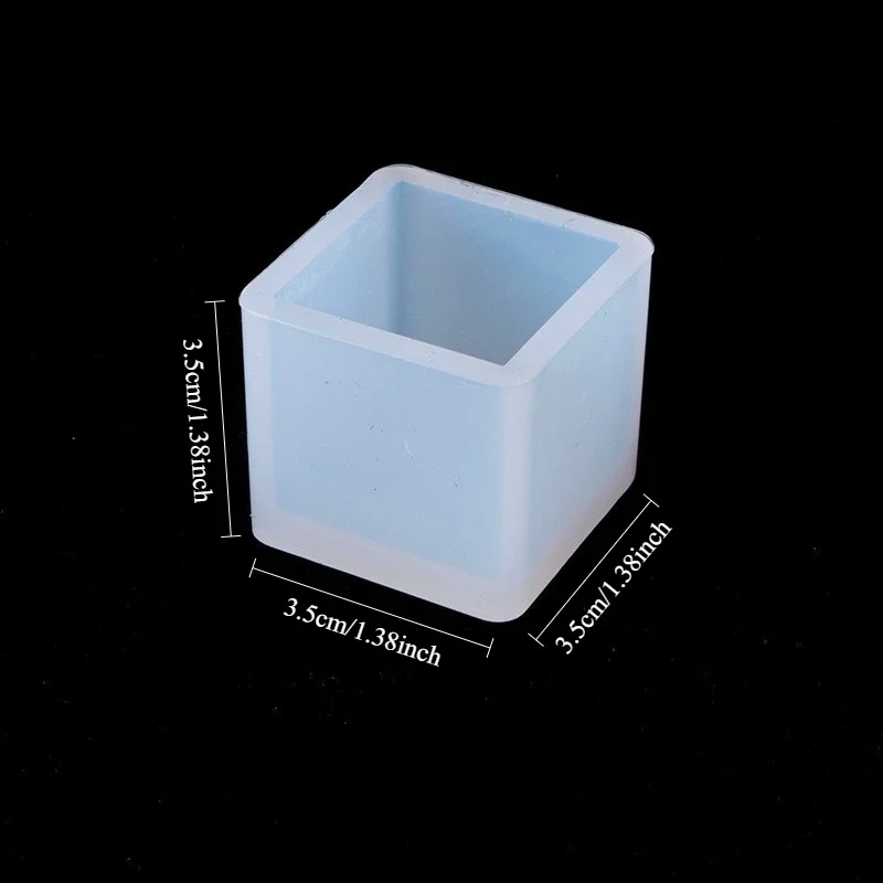 1pc Silicone Cube Molds Large Deep Square Epoxy Resin Mold Transparent Silicone Molds for Resin Casting DIY Jewelry Making - view 6