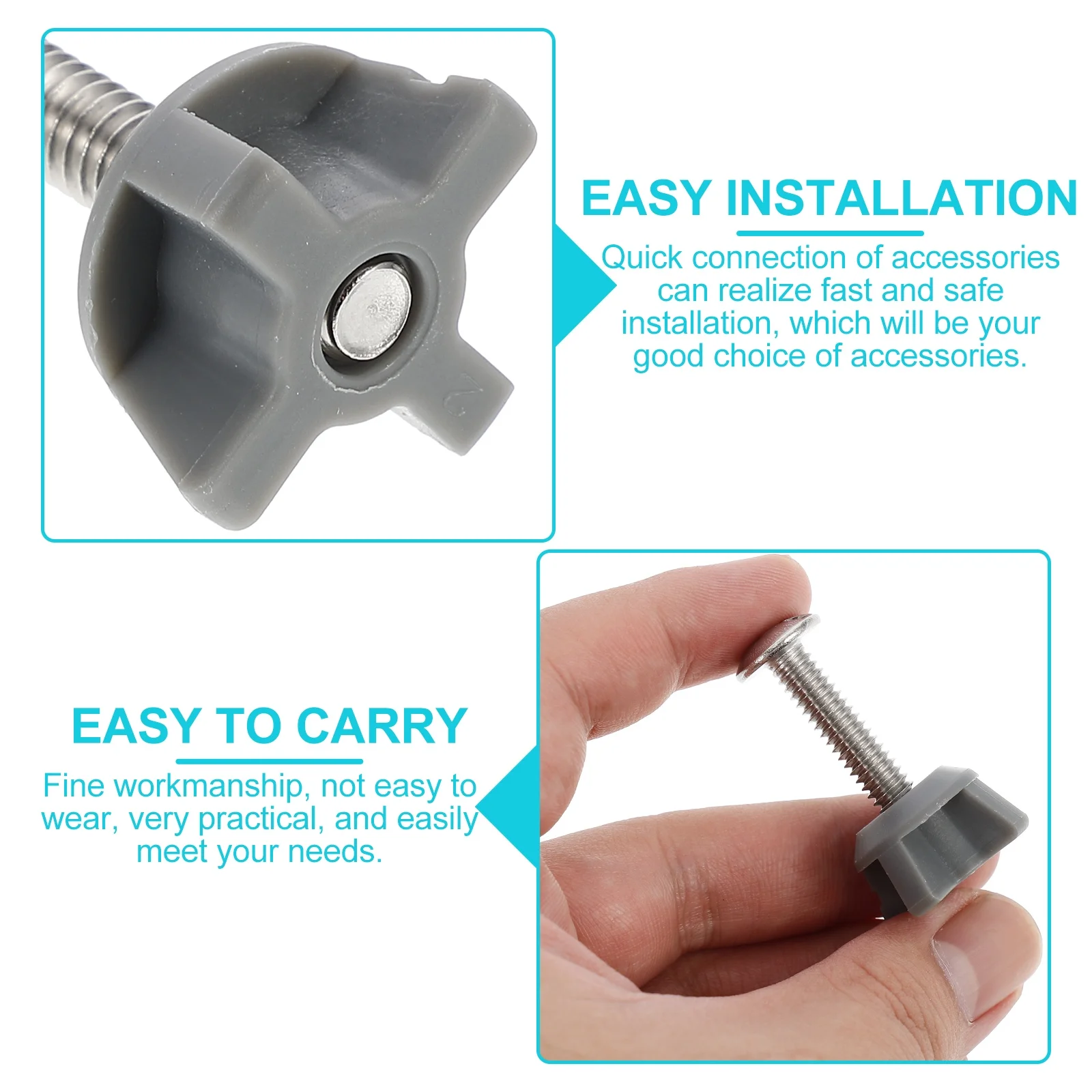 

2pcs Toilet Seat Accessories Stainless Steel Fixing Screws For Most Toilet Lid Bolts Hinge Replacement Fasteners