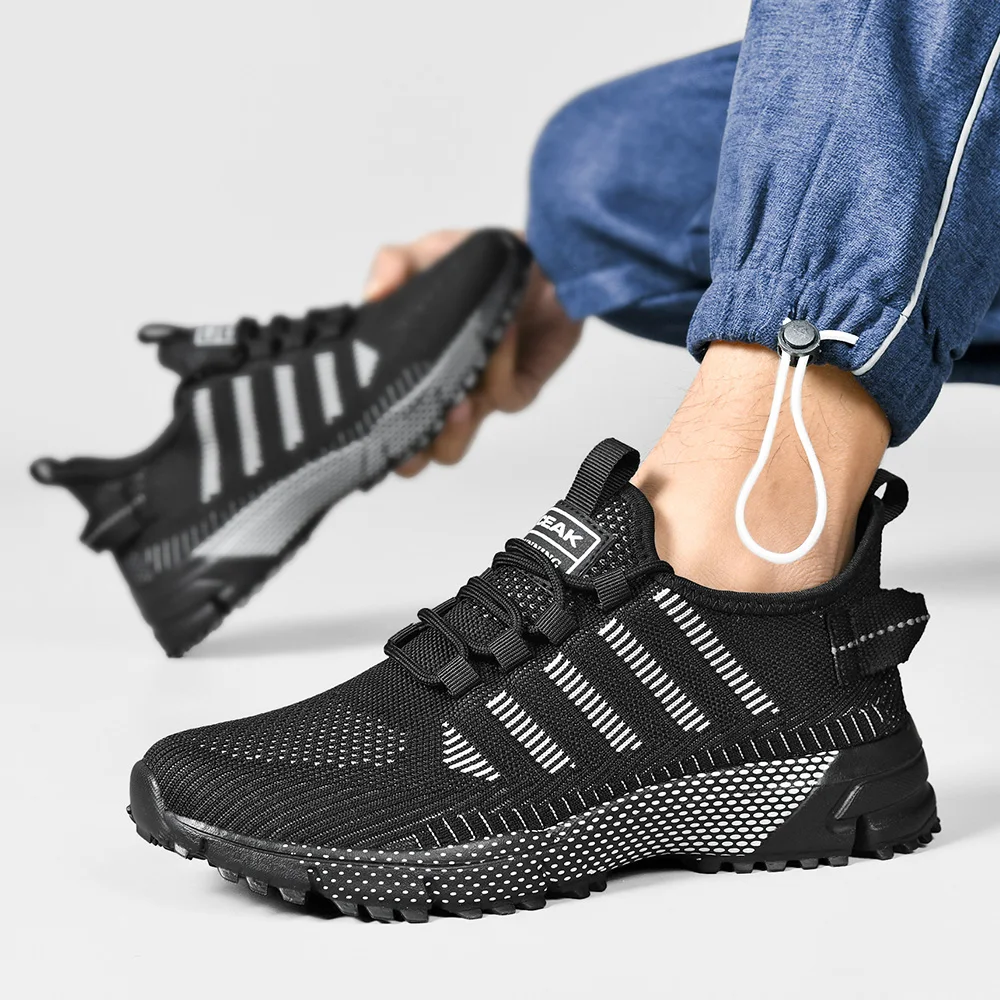 Men's lightweight sneakers summer new breathable anti-slip outdoor racing running shoes fashion Joker student speed sports shoes