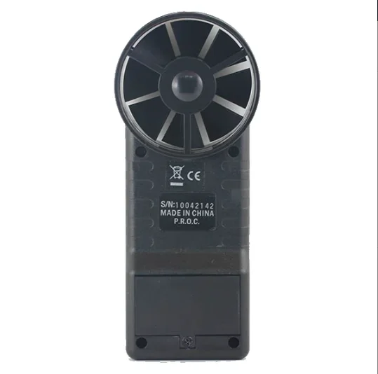 AZ8904 Medidor de temperatura de velocidade do vento portátil Anemômetro Medidor de fluxo de ar Faixa de velocidade do vento 0,4 ~ 30 m/s