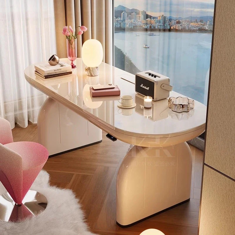 Makeup Vanity Computer Desks Bedroom Notebook Nail Office Living Room Coffee Table Storage Console Study Bureau Trendy Furniture