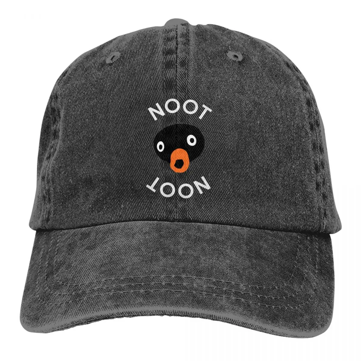 Noot Noot Pingu Baseball Caps Vintage Distressed Denim Penguin Snapback Cap Unisex Outdoor Activities Gift Caps Hat