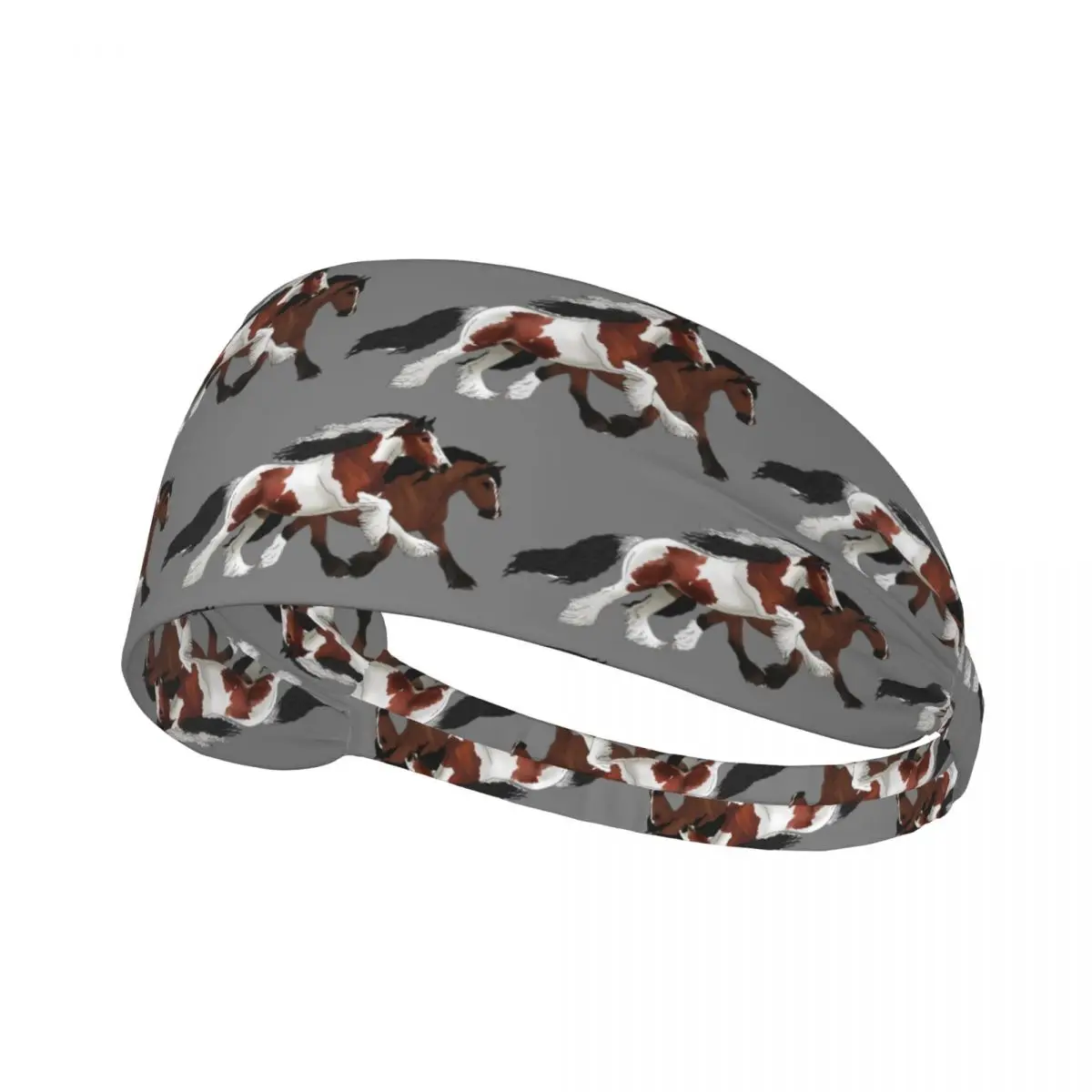 

Bay Gypsy Vanners Men Women Headband Quick Drying Sports Sweatband for Gym Yoga Running