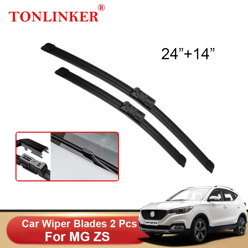 

TONLINKER Car Wiper Blades For MG ZS 2017 2018 2019 2020 2021 2022 Front Windscreen Wiper Blade Brushes Cutter Car Accessories