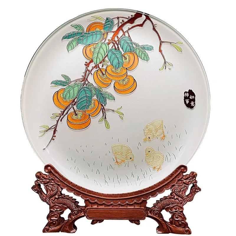 Persimmon Ruyi Craft Tellerornament