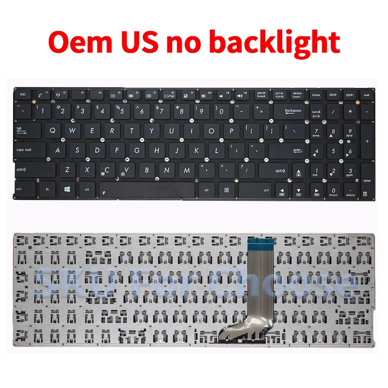 New US Keyboard For asus A556U K556U X556U F556U X756U R558UA VM591 CM591U VM591UV VM591UF/UR FL5900UB/UQ/U