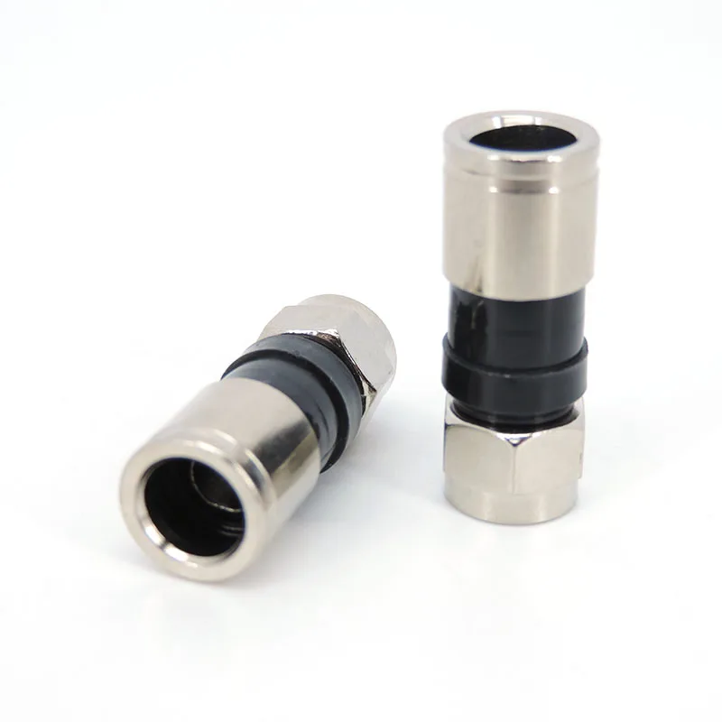5/10 Pcs RG6 F Type Compression 2.7cm Snap Seal Plug Connector For Sky Satellite Virgin Cable L1