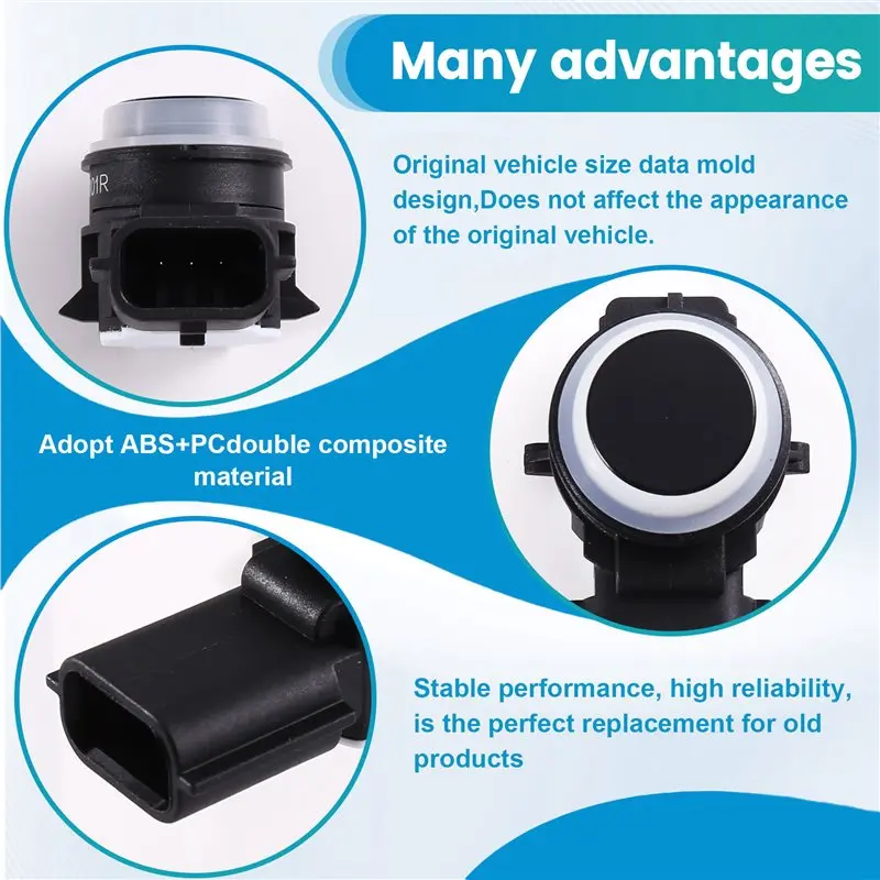 A33K-Car PDC Parking Distance Control Sensor 4PCS 253A4-4101R For Renault 253A44101R 253A4-4101R