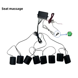 12V car seat massage, metal switch 8-point massage, relieves your fatigue while driving, brings comfort