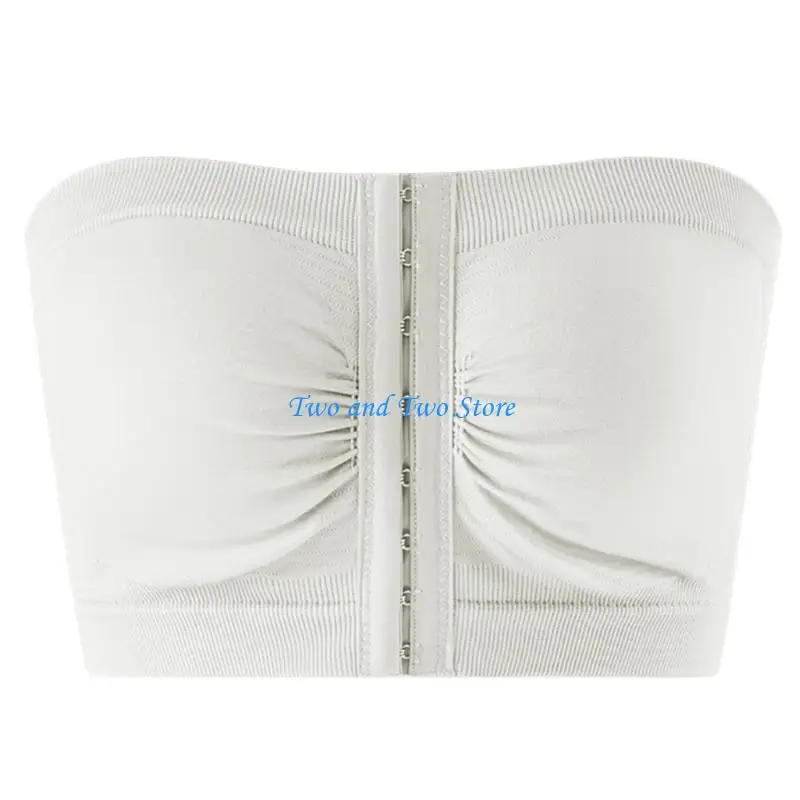 HX6F Firm Support Wireless Bra For Women Wide Band Back Smoothing Effect Bandeau Bras
