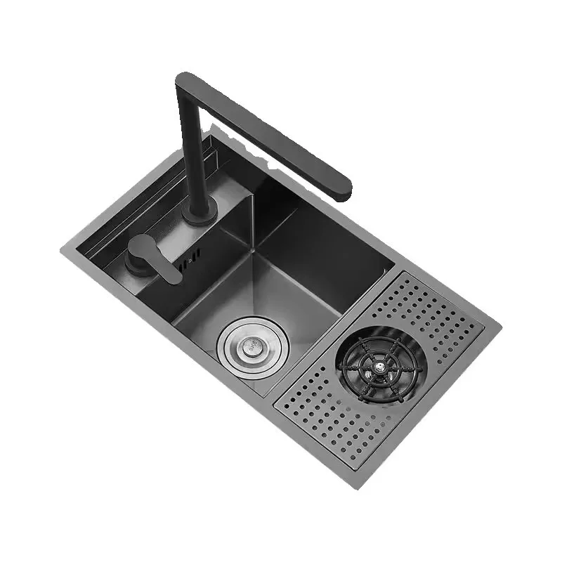 Hidden Sink Cup Washer Bar Coffee Shop Milk Tea Western Kitchen Nakajima Platform Mini Covered Single Slot