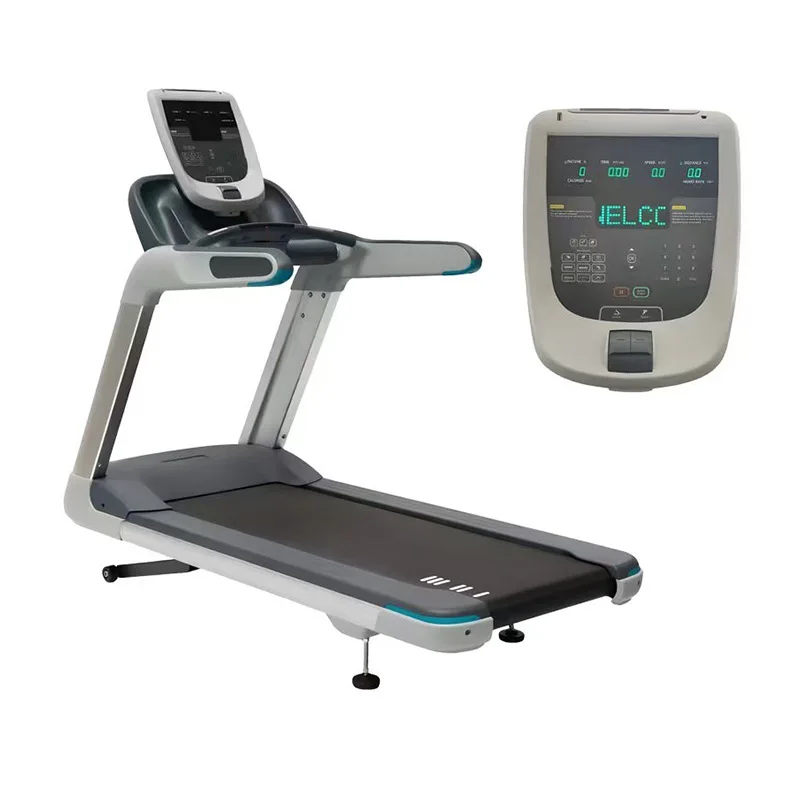 

Коммерческая беговая дорожка для спортзалов с механическим приводом, мониторингом пульса, функциями измерения времени и калорий