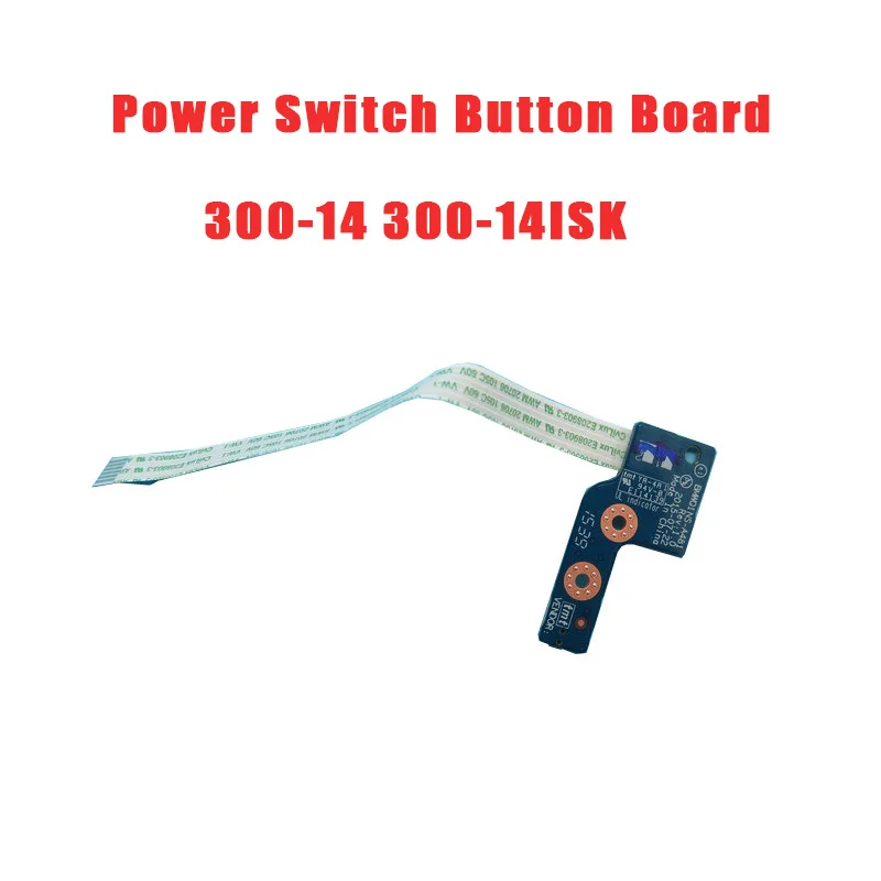 

Laptop Power Switch Button Board For Lenovo 300-14 300-14ISK 5C50K38177 NS-A481 With Cable New