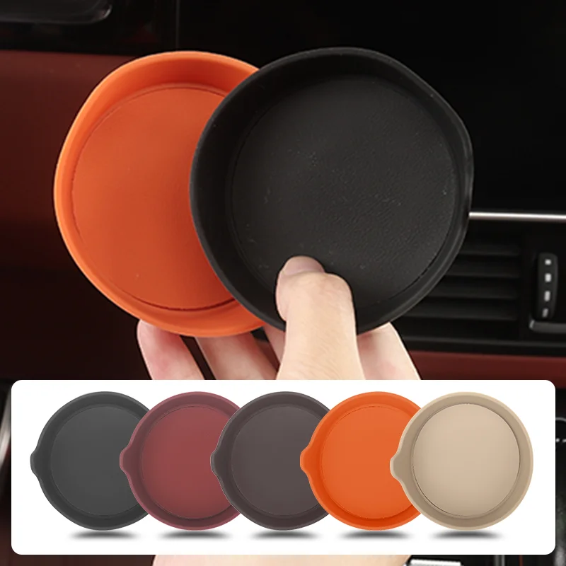 Car Silicone Coaster Water Cup Mat Console Drink Pad Interior For Model 3 Model S Model X Model Y Roadster Bonina Coil