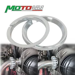 MOTO4U For BMW R-Series R45 R65 R75 R80 R100 Cafe Racer Clamping Ring Manifold Gasket Motorcycle Bend Exhaust Gasket Connecting