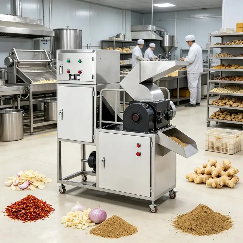 Grinder Cassava Wet Machine Commercial  Powder Dry Herb Coarse Crusher Model Mushroom Pulverizer