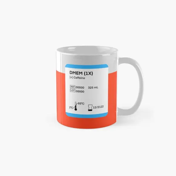 Cell Media Caffeine Novelty Science  Mug Simple Gifts Printed Drinkware Tea Picture Photo Image Handle Round Design Cup Coffee