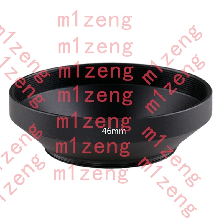Wide Angle Lens Hood Metal 37 40.5 46 49 52 55 58 62 67 72 77 82 mm screw mount for Canon nikon sony olympus fuji dslr camera
