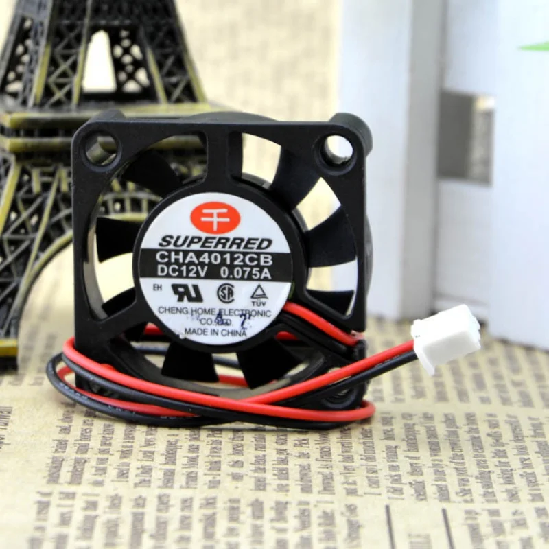Cha4012cb 4cm 0,075 12v 2.5a stummer Lüfter