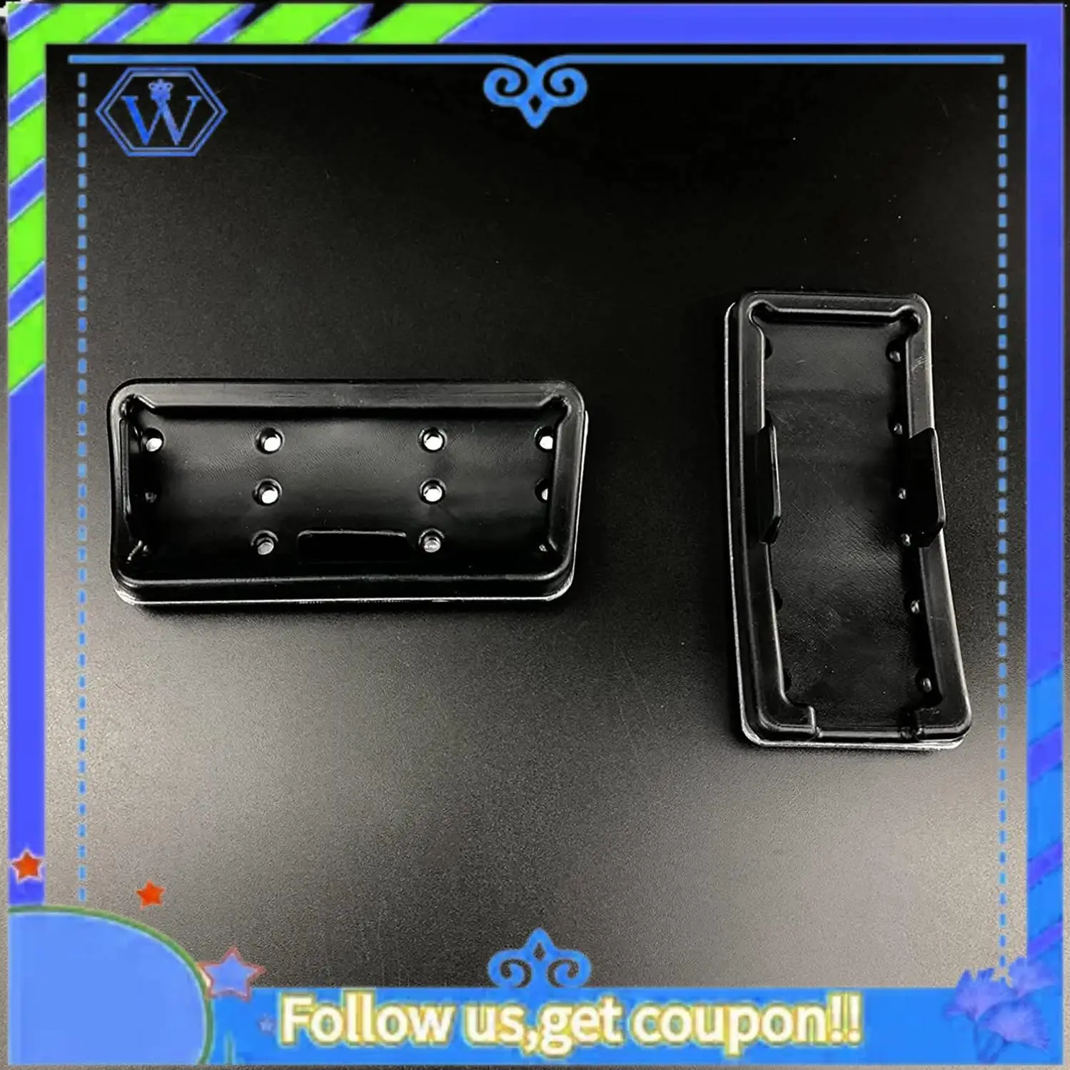 

M46K-Aluminum Brake Accelerator Gas Pedal Cover For NISSAN NAVARA TERRA Xterra 2016+ Accessories, Anti Slip Foot Pedal Pad